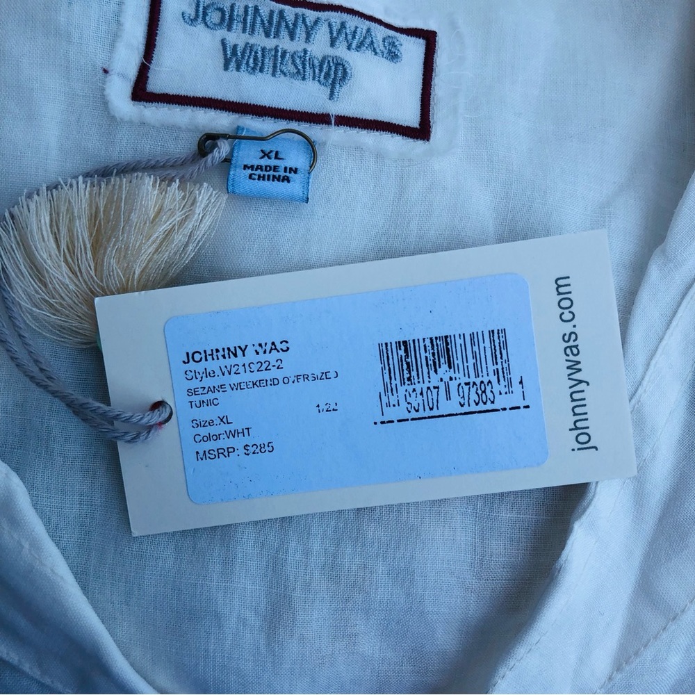 NWT Johnny Was Sezane Weekend Oversized Tunic XL - Picture 6 of 10